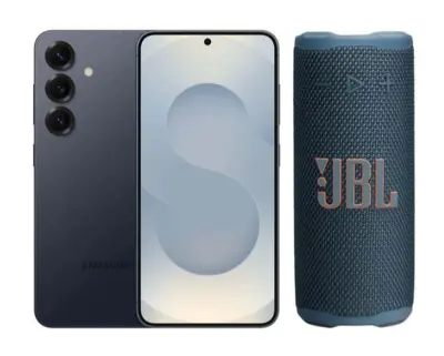 SAMSUNG Galaxy S25 256GB Blue Black + JBL GRIP