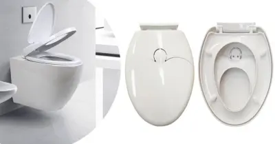 2-v-1 WC sedež z otroškim zmanjšanjem za enostavno učenje na kahlici