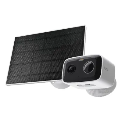 TP-LINK Tapo C400 KIT – brezžična zunanja kamera Full HD z nočnim vidom, 2-way audio in IP65 zaščito