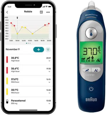Termometr BRAUN Thermoscan 7+ Connect IRT6575 Niebieski