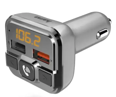 Oddajnik FM Hama 14165 Bluetooth Srebrni