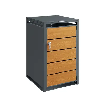 Omarica Smeti Shranjevanje Temno Siva 69x80x116cm OGS63-N