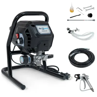 Profesionalni brezzračni slikarski agregat Hexwelt HW-AM-10 – 700 W, 200 bar, 1,2 l/min