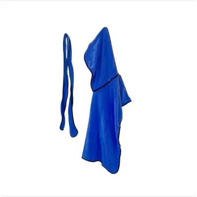 Mikrofiber hitro sušeč ogrinjalo za pse in mačke z pasom Blue M