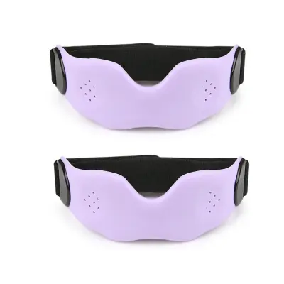 846 patelarski trak (2-pack) – V-podpora silikonski trak za tek Purple