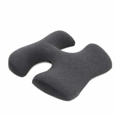 T-oblikovana prsna blazina s spominsko peno za udobno ležanje na trebuhu DarkGrey
