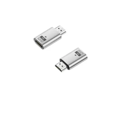 HDTV moški-ženski HDMI EDID emulator adapter (2-pack) 4K@60hz HDR