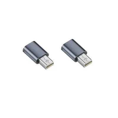 Type-C virtualni adapter 2x – aluminijev miniDP EDID emulator