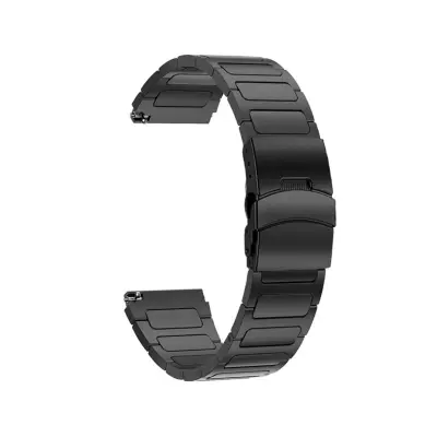Kovinski 22mm pašček s I-link varnostno zaponko za Huawei ure Black