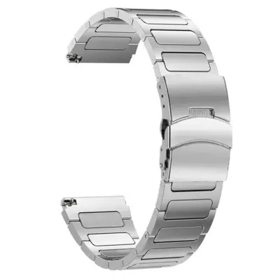 Kovinski 22mm pašček s I-link varnostno zaponko za Huawei ure Silver