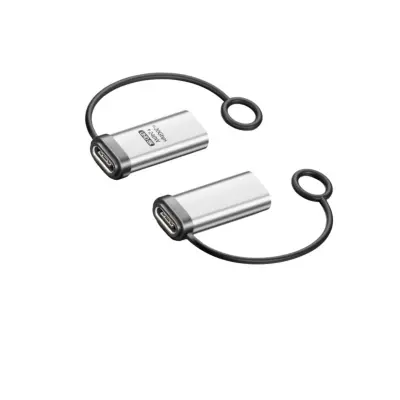 USB-C ženski na ženski adapter z vrvico — 240W, 20Gbps, 8K video