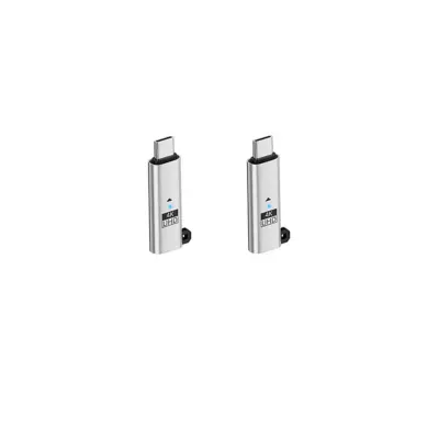 USB-C EDID dummy 4K/60Hz HDR – adapter za preprečitev spanja z LED Silver