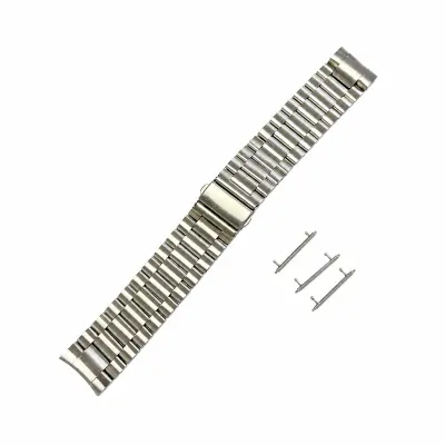 Ukrivljeni tridelni pašček za Xiaomi Watch S4, 20cm x 2.2cm Silver