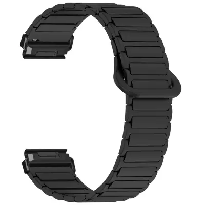 Silikonski pašček za uro, kompatibilen z Garmin Fenix 8/7x/6x/5x Black