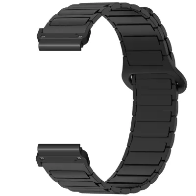 Silikonski pašček z magnetnim I-nosilcem, za Garmin Fenix in 22mm Black