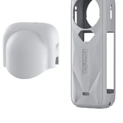 Silikonski ovitek za Insta360 X5: Zaščita ohišja in objektiva Grey