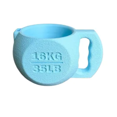 Kettlebell nosilec za pint sladoleda, plastičen ovoj za stabilnost Blue