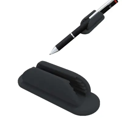 Silikonske sponke za držalo pisal - 2 kosa Black