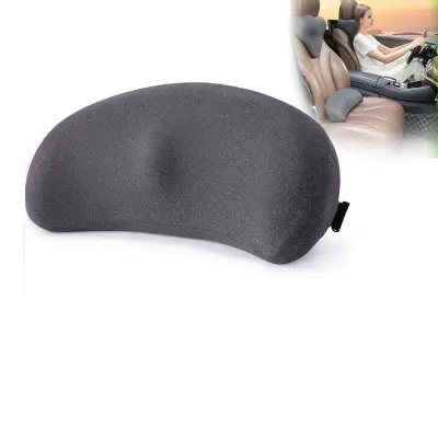 Ergonomska spominska blazina za ledveni del avtomobila, polmesečna DarkGrey