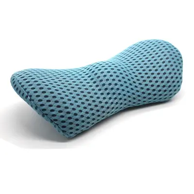 Spominska blazina yuanbao iz mreže za ledveni del – ergonomska podpora Blue