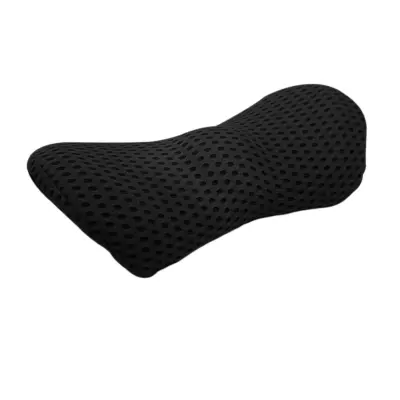 Ergonomska ledvena blazina 4D mreža z spominsko peno in PU prevleko Black
