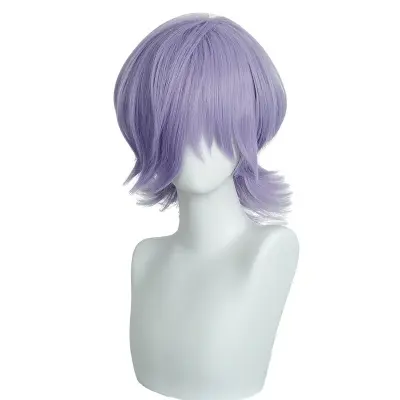 Vijolična lasulja za Cosplay - Visokotemperaturna vlakna, nastavljiva za anime zabave