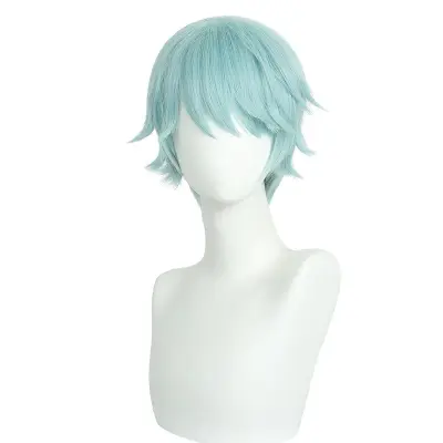 Sky Blue Cosplay Lasulja - Visokotemperaturna Vlakna, Nastavljiva za Anime & Zabave
