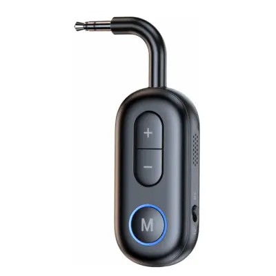 Bluetooth 5.4 oddajnik z 200mAh baterijo, 10m doseg, 3.5mm AUX