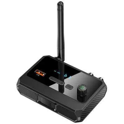 Bluetooth 5.3 sprejemnik z 3,5 mm in RCA vhodi, prostoročno