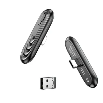 Type-C Bluetooth oddajnik 5.0, dvosmerni zvok, 10m doseg