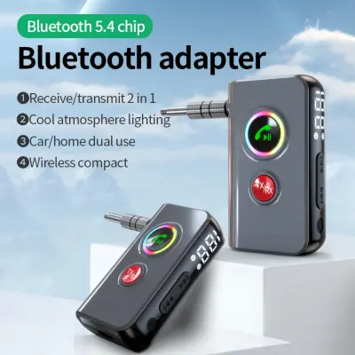Bluetooth avdio adapter Bluetooth 5.4, USB-C, 3,5mm AUX, 10m