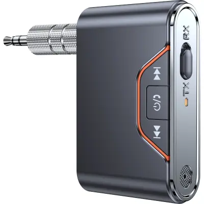 Bluetooth 5.4 zvočni adapter 2v1 – oddajnik/sprejemnik 3.5mm, Type-C