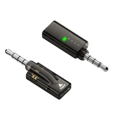 3.5mm moški na USB-C ženska avdio adapter z vgrajenim DAC 16bit/48KHz 40mW