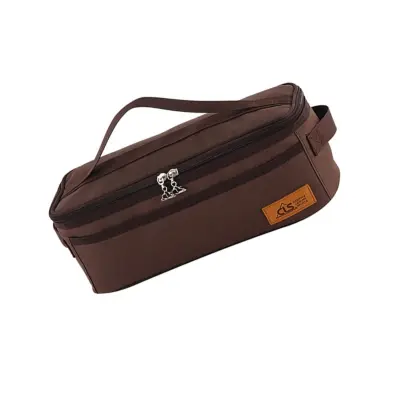 Organizator pribora in toaletna torbica Oxford, 33x13x12.5cm coffee