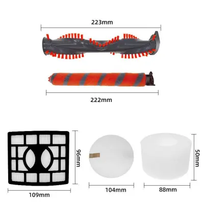 Komplet za vzdrževanje Shark NV800: 2 glavna krtača, filter