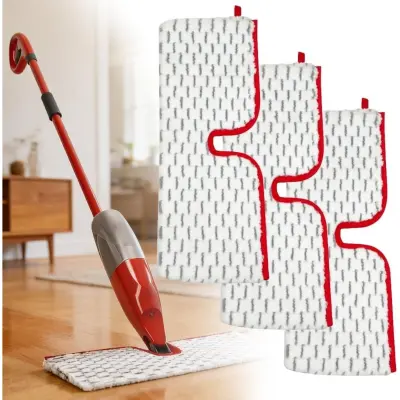 Mikrovlakenske krpe za mop 3-pack, pralne, za Vileda in O-Cedar