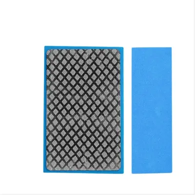 Komplet 4 diamantnih 200 grit blazinic z gobico za popravilo robov