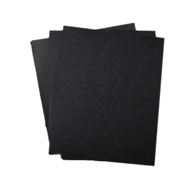 60 zrnati brusni papir 10 kos – aluminijev oksid, mokro/suho, črn