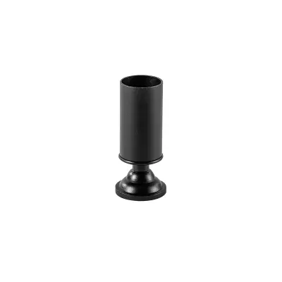 Aluminijasto držalo za zobne palčke z veliko odprtino Black