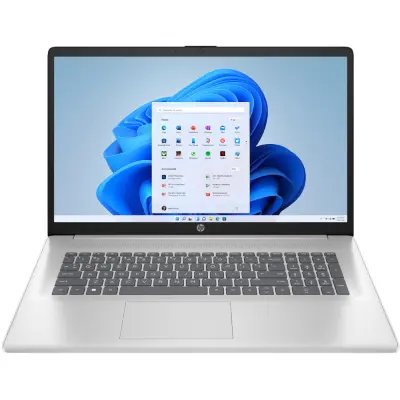 Prenosnik HP 17-cp3003nw, 43,9 cm (17,3"), 1920x1080, IPS, Ryzen 7 7730U, 16 GB RAM, 512 GB SSD, W11H, srebrn|Domača uporaba