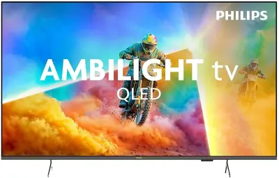 Televizor PHILIPS 55PQS8501 2026, 139,7 cm (55"), QLED, UHD 4K, Smart TV, Titan OS, Ambilight