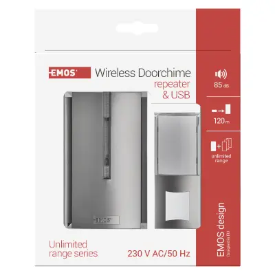Demo - EMOS P5760 brezžvični zvonec + repeater