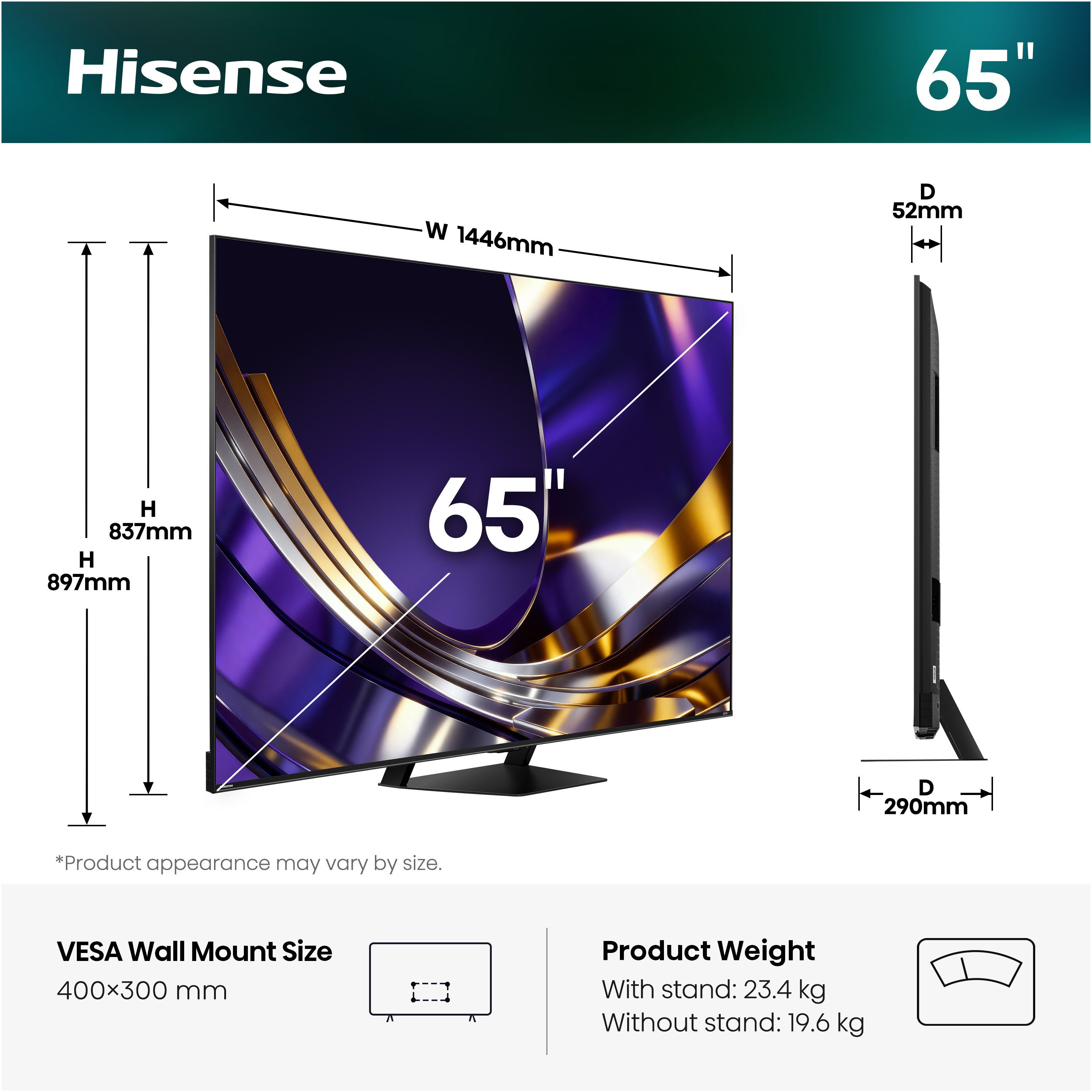 Televizor HISENSE 65U79S PRO Mini-LED