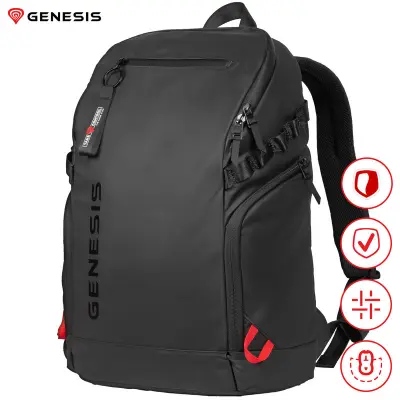 Nahrbtnik GENESIS PALLAD 420 univerzalni 2v, za prenosnike do 39,6 cm (15,6"), 18 l, črn