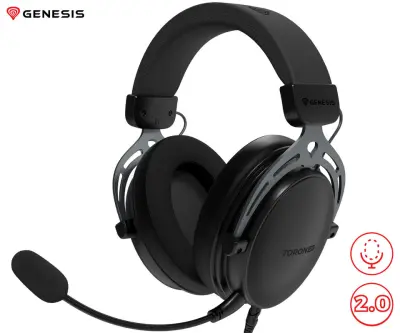 Naglavne slušalke GENESIS TORON 531, gaming/pisarniške, 2.0 STEREO, črne