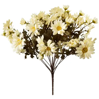 umetna veja plastika Viridis Margaretke 45cm bela 1kos
