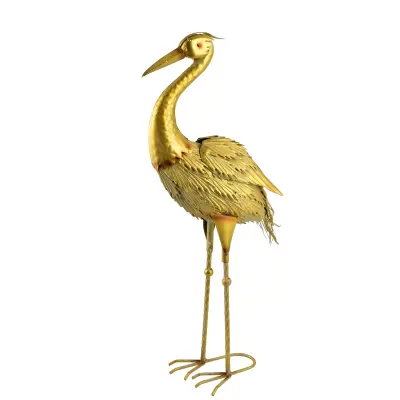 Figura kovinska Mondex Cedric 35x20x67 zelena 1kos
