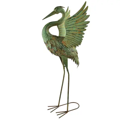 Figura kovinska Mondex Cedric 30x18x84 zelena 1 kos