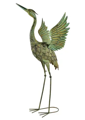 Figura kovinska Mondex Cedric 45,5x38x95cm zelena 1kos