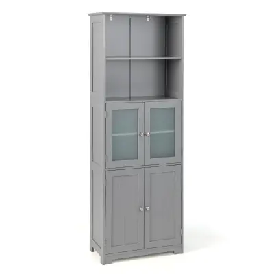 Omara z 2 odprtimi policami, 60 x 30 x 163 cm